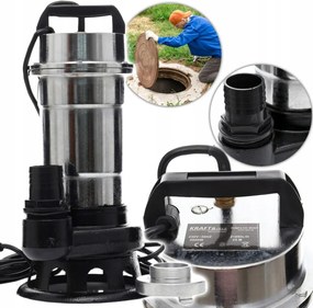 Vízpumpa Aprítóval 2900W 2" Piszkos És Tiszta Vízhez