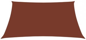 vidaXL terrakotta téglalap alakú oxford-szövet napvitorla 3,5 x 4,5 m