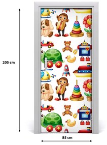 Ajtómatrica Játékok 75x205 cm