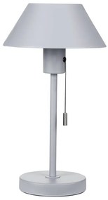 Világosszürke fém asztali lámpa 37 cm CAPARO Beliani