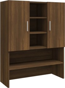 vidaXL barna tölgyszínű mosógépszekrény 70,5 x 25,5 x 90 cm