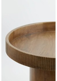 Mangófa kerek tárolóasztal ø 50 cm Kalomo – Light &amp; Living