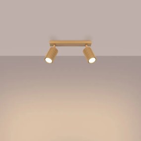 Sollux SL.1561 - Spotlámpa KARBON 2xGU10/10W/230V arany