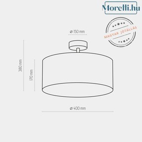 TK LIGHTING 4240 RONDO Ernyős Mennyezeti Lámpa E27 IP20