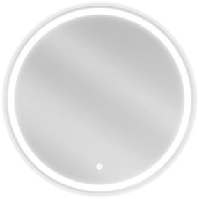 Mexen Gobi, LED kör alakú fürdoszobai tükör háttérvilágítással 70 cm, 6000K, páramentes, 9801-070-070-611-00