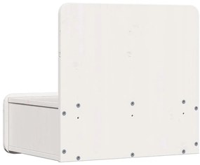 Éjjeli asztal 2 pcs Fehér 44 x 32.5 x 40 cm Tömör fenyőfa