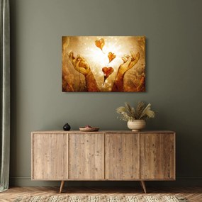 Kép - Szeretettel teli kezek festménye (90x60 cm)