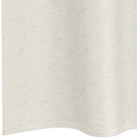 Függönyök függönyökkel 2 pcs Krém 140x175cm Poliészter