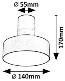 Rabalux 71322 - OVIDIA LED mennyezeti lámpatest LED/16W/230V 3000K fekete
