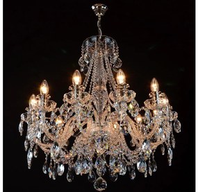 Wranovsky JWZ124122101 - IMPERIAL kristály csillár láncon, 12xE14/40W/230V