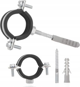 Fém Csőbilincs Gumival 1 Coll