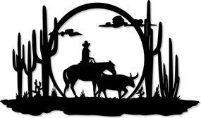 Falpanel Konyha Dekoráció Otthoni Dekoráció Kép Áttört Cowboy