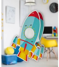 Dalber 63357 - Gyerek csillár ROCKET 1xE27/15W/230V