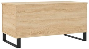 Sonoma tölgy színű szerelt fa dohányzóasztal 90x44,5x45 cm