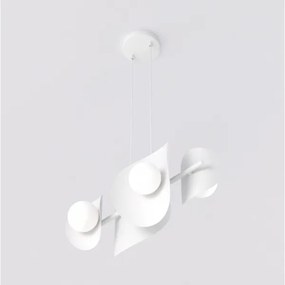 ELEMENTI kábeles csillár 4xG9/8W/230V, fehér