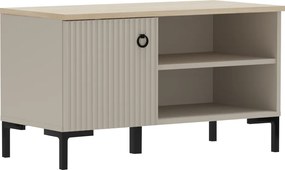 Cipősszekrény, szürkésbarna Taupe/silverjack tölgy, DOMCA 1D