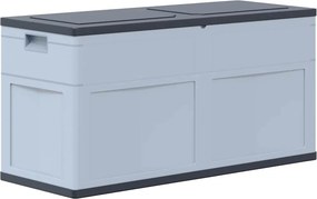 Szürke/Fekete Kerti Tárolóláda 320 L