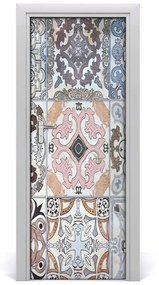 Poszter tapéta ajtóra kerámia csempék 75x205 cm