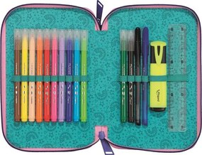 Tolltartó, töltött, 2 emeletes, cipzáras, MAPED, unikornis (IMA967402)