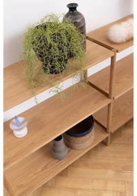 Braidwood könyvespolc tölgyfa dekorral, 169 x 88 cm - Actona