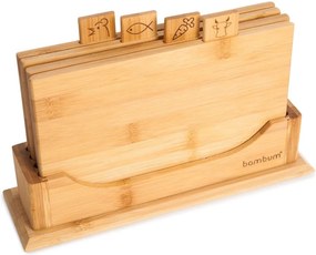 Tapenade 4 db-os vágódeszka szett - Bambum