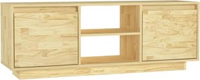 vidaXL tömör fenyőfa TV-szekrény 110 x 30 x 40 cm