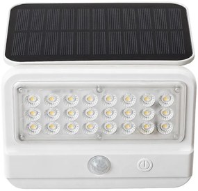 Rabalux 77090 - FLAXTON LED 7W 3,7V IP54 fehér napelemes fali lámpa
