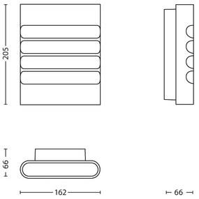 Philips 17273/47/16 - LED Kültéri lámpa MYGARDEN RACCOON LED/3W IP44