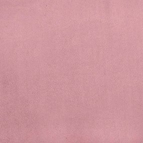 rózsaszín bársony kanapéágy 90 x 200 cm