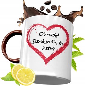 Bordó Bögre Lányának Születésnapi Ajándék fényképes nyomtatással