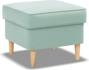 Uszak lábtartó, bársony, kék