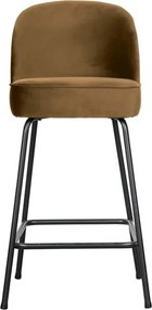 Mustársárga bársony bárszék (ülésmagasság 64 cm) Vogue – WOOOD