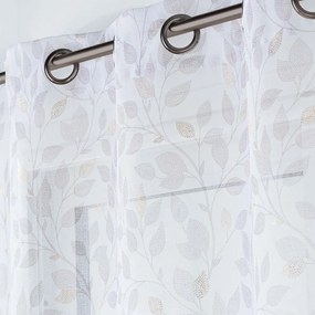 Fehér voile fényáteresztő függöny 140x280 cm Duchesse – douceur d'intérieur