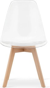Akció Átlátszó KITO szék bükk lábakkal II. osztály