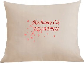 Párna párnahuzat Nagyszülők napja Szeretünk téged Nagypapa Ajándék