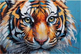 Kép - Tigris látképe, festmény (90x60 cm)