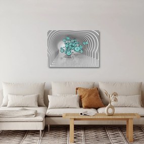 Üveg kép - Buborékok (70x50 cm)