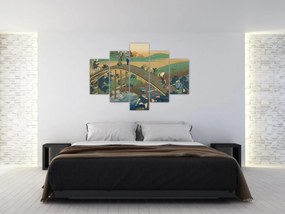 Kép - Katsushika Hokusai, Ariwara no Narihirafrom the series One Hundred, Poems Explained by the Nurse (Hyakunin isshu uba ga etoki), reprodukciók (150x105 cm)