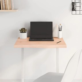 kezeletlen tömör tölgyfa asztallap 60x50x(2-4) cm