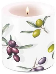Delicious Olives átvilágítós gyertya 8x7,5cm