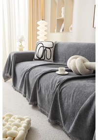 Sötétszürke háromszemélyes kanapé huzat Talo – Filumi