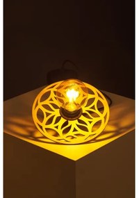 Csillár zsinóron FALCO 1xE27/60W/230V átm. 20 cm bézs