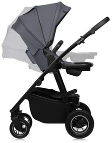 Lionelo - AMBER PLUS 3 az 1-ben kombinált babakocsi, grafit