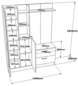 Dana White előszoba szett