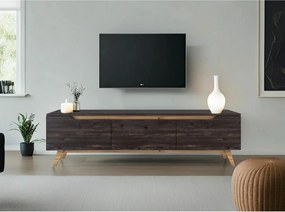 Dita Black and Walnut TV-asztal