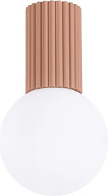 Fürdőszoba lámpa Mennyezeti lámpa G9 Kerek Barna Matt IP44 Halo Sollux