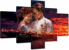 Vászonkép 100x70 Titanic naplemente