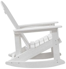 Adirondack hintás székek 2 pcs Fehér HDPE