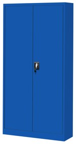 Fém műhelyszekrény fiókokkal DAREK, 920 x 1850 x 500 mm, kék