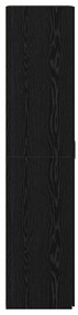 fekete tölgy magas szekrény 70x42.5x185 cm Szerelt fa